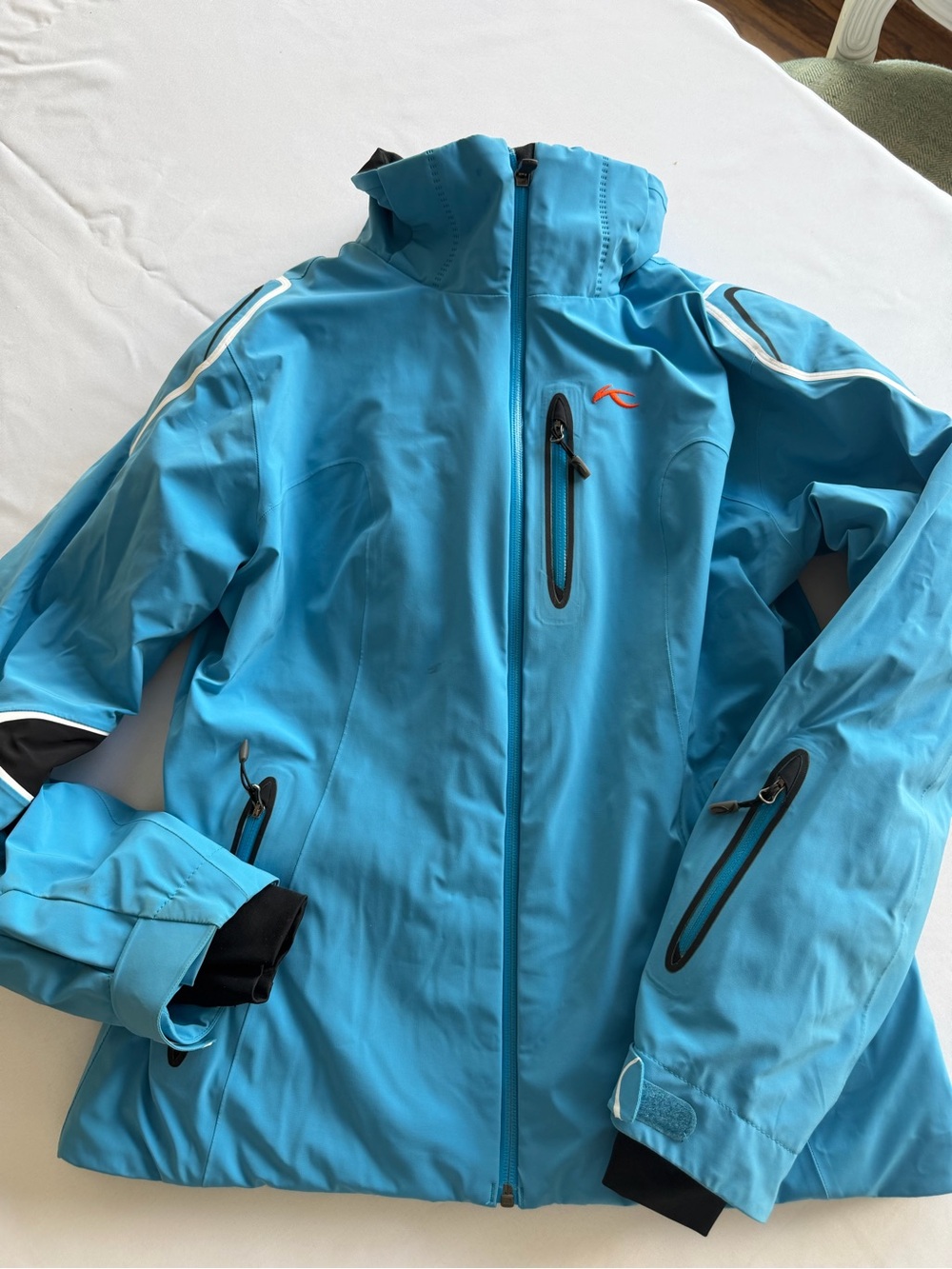 KJUS Blue Women's Waterproof Ski Jacket- medium Size 42